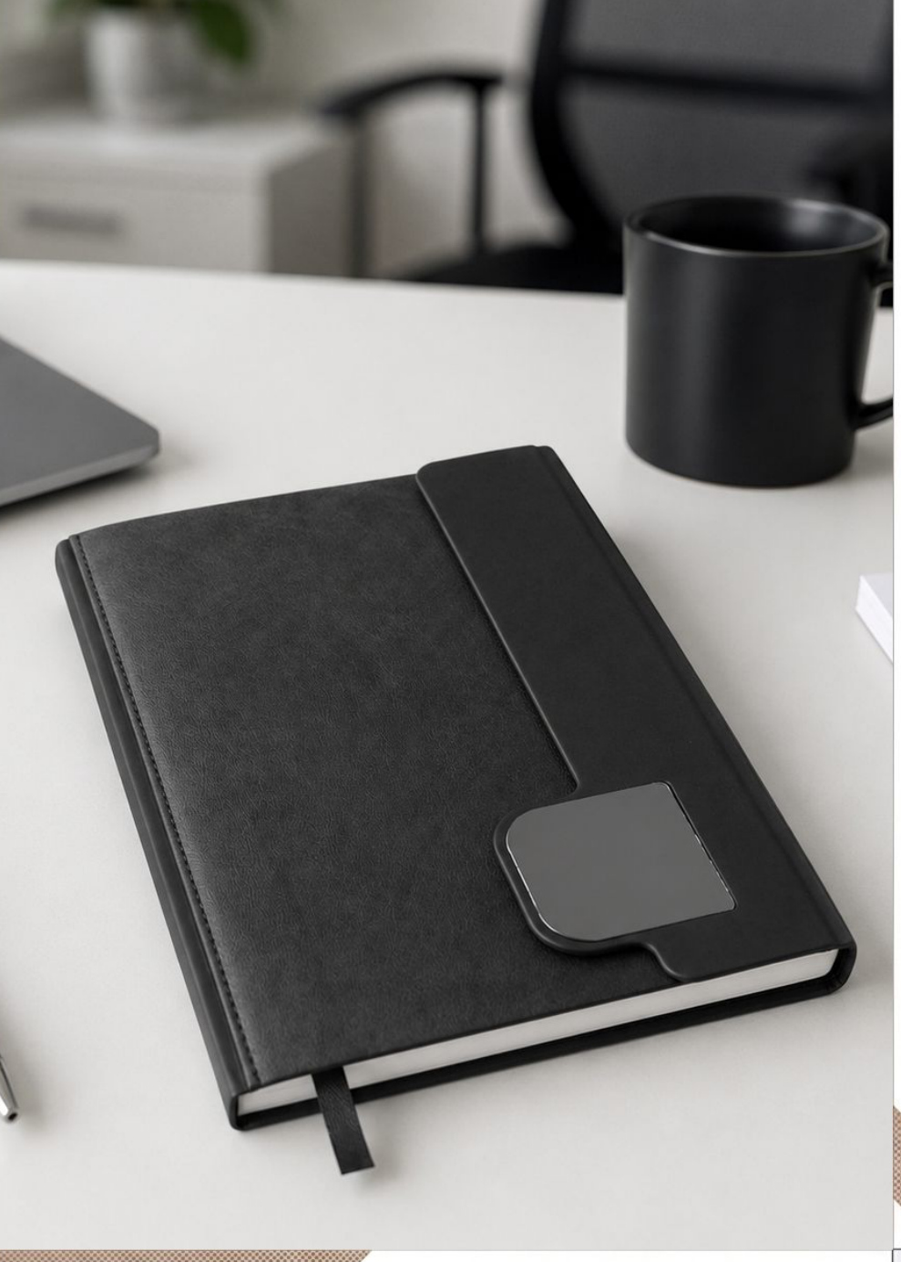 V-735 Minimalist Soft-Touch Executive Notebook